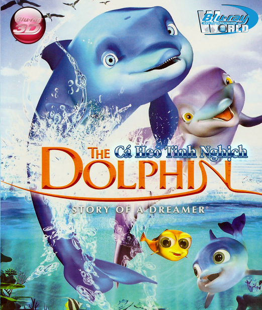 D070. The Dolphin Story of a Dreamer - Cá Heo Tinh Nghịch 3D 25G (DTS-HD 5.1)  